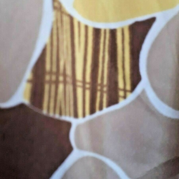 Apostrophe Brown Yellow Polka Dot Cap Sleeve Top - Picture 4 of 6